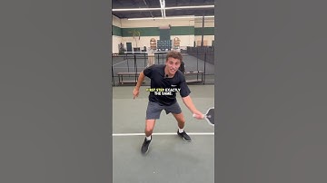 How to hit a perfect return of serve in pickleball! #pickleball #pickleballtips