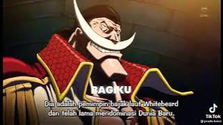 Luffy melihat patung Ace dan Kagami no Shanks (Luffy looks at the statue of Ace and Kagami no Shanks