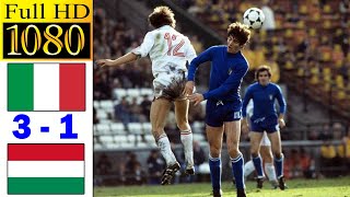 Italy vs Hungary world cup 1978 | Full highlight | 1080p HD | Paolo Rossi | Bettega