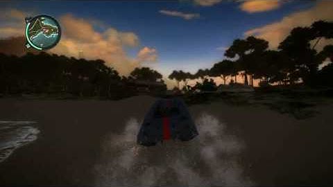 Just Cause 2 messing around with boats