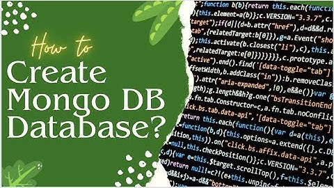 How to Create Mongo DB Database Url? | Step by Step Guide | SHIKARI | #database #mongodb #url