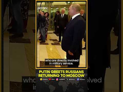 Putin greets Russians