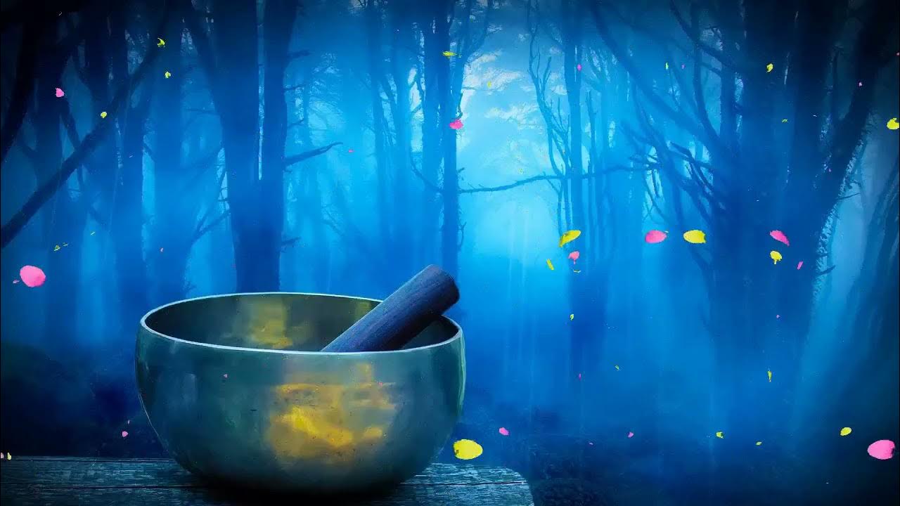 Rain in Woods + Tibetan Bowls | Relax, Study or Sleep with White Noise Music | 10 Hours Rain in Woods + Tibetan Bowls | Relax, Study or Sleep with White Noise Music | 10 Hours