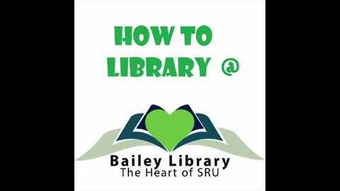 How to Library @ Bailey Library - Advanced Searching and Boolean Operators