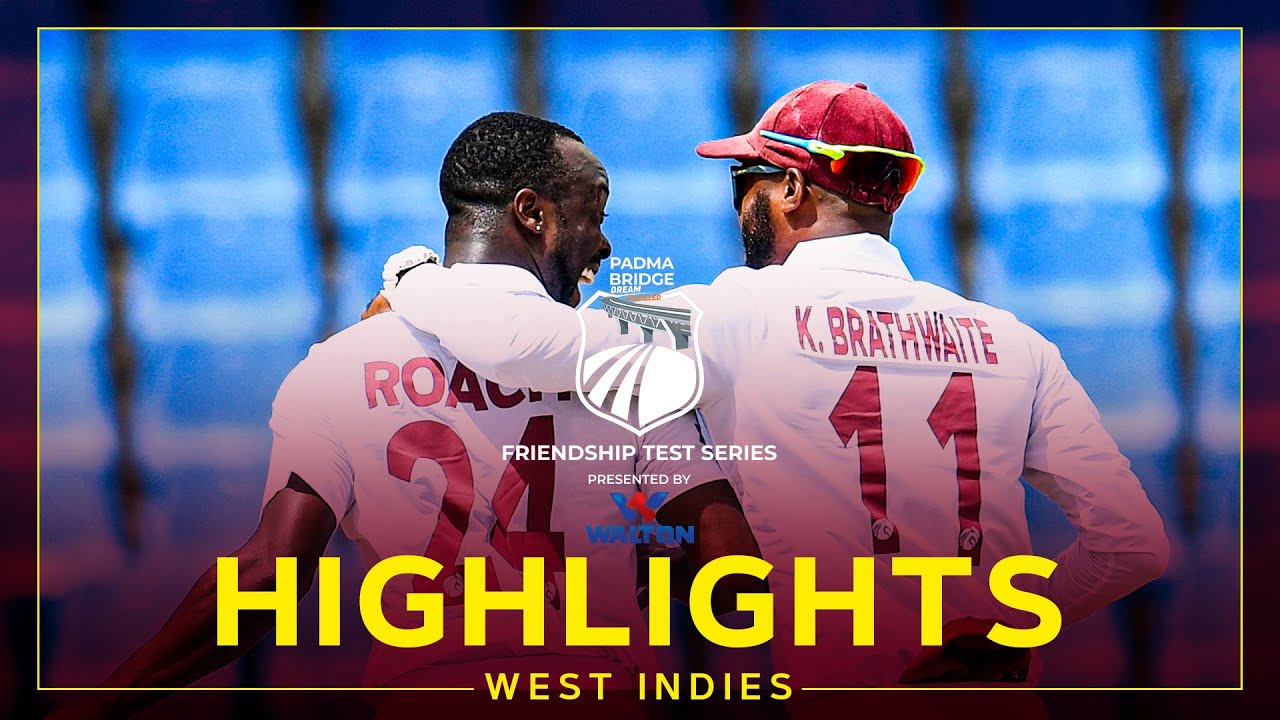 Highlights West Indies v Bangladesh Bowlers Give WI the Edge! 1st Test Day 1