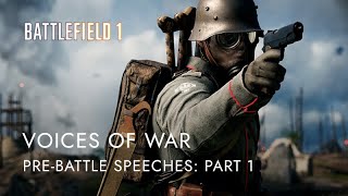 VOICES OF WAR 1 | Pre-Battle Speeches (Base Game Operations, 4K60p)