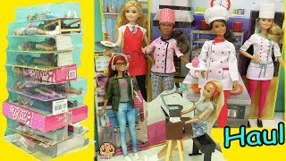Giant Career Barbie Haul - Chef, Rock Star, Game Maker + More Dolls screenshot 1