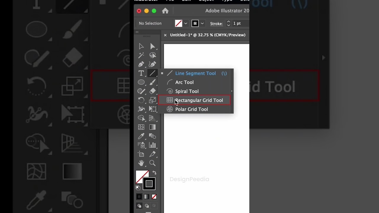 Rectangular Grid Tool explained 💡....#design #graphicdesign #illustrator