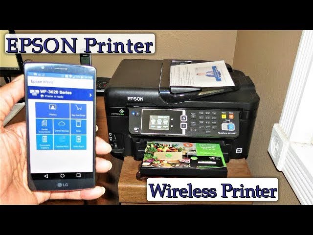 How to connect an Epson Inkjet printer directly with a Smartphone  (Wireless) 