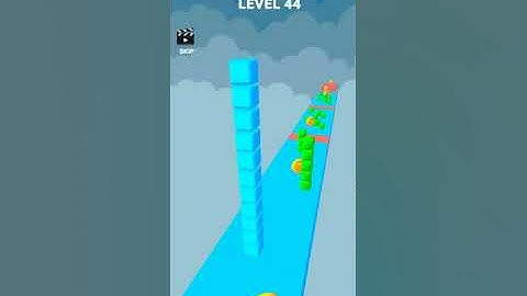 Cube Stacker Surfer 3d - Gameplaywalkhthrough all levels #shorts #android