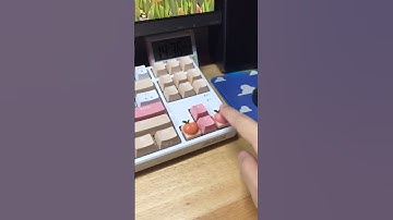 🥹🍑✨ น้องพีช #peach #keycaps #smallbusiness #artisankeycaps #propsmart #diy #decoration #keyboard