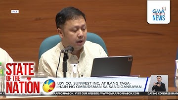 Raps vs Zaldy Co, Sunwest Inc., and DPWH 4B officials filed at Sandiganbayan | SONA