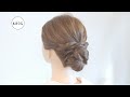 [着物に似合うヘアアレンジ]ロープ編みだけで作るまとめ髪