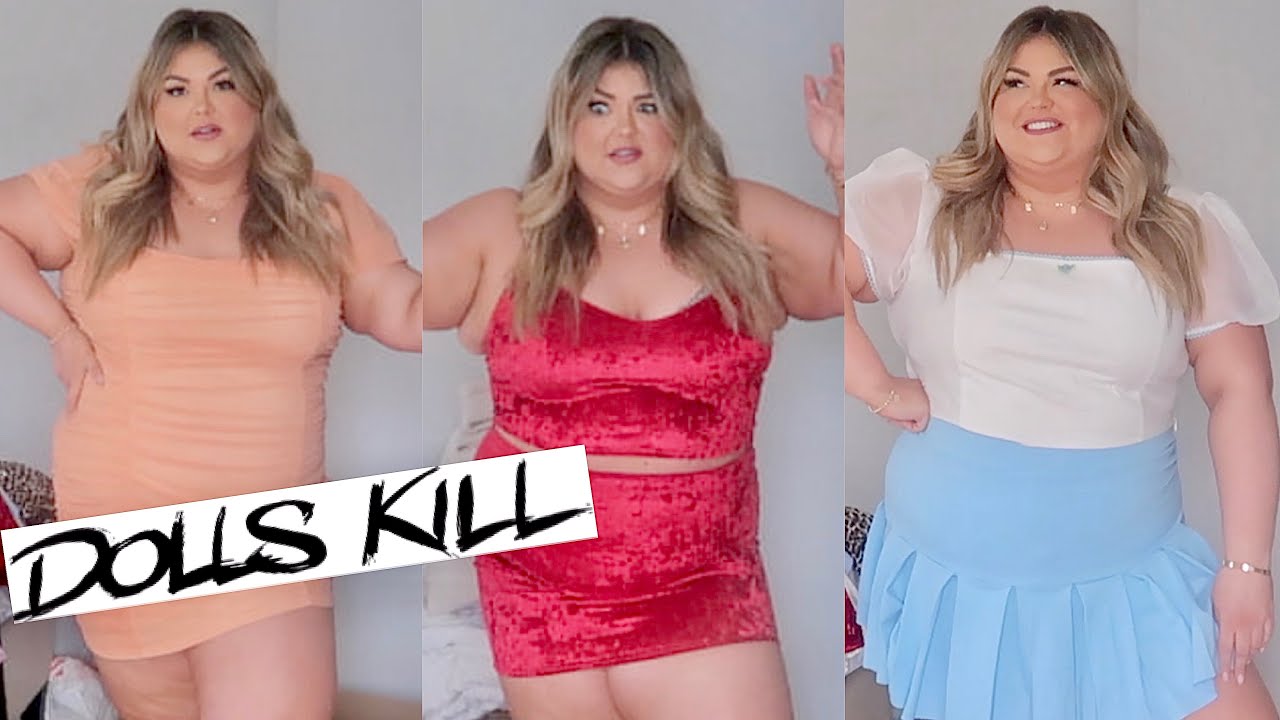 FIRST TIME TRYING DOLLS KILL  Plus Size Try-On Haul & Review 