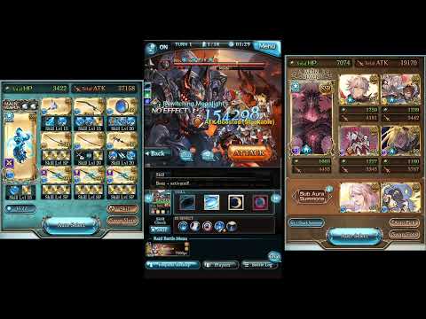 GBF - Sylvia test run with Lucha Exo Ephialtes (8 ougis per turn)