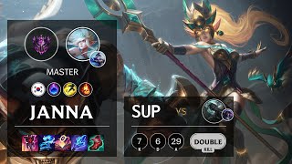 Janna Support vs Senna - KR Master Patch 10.23