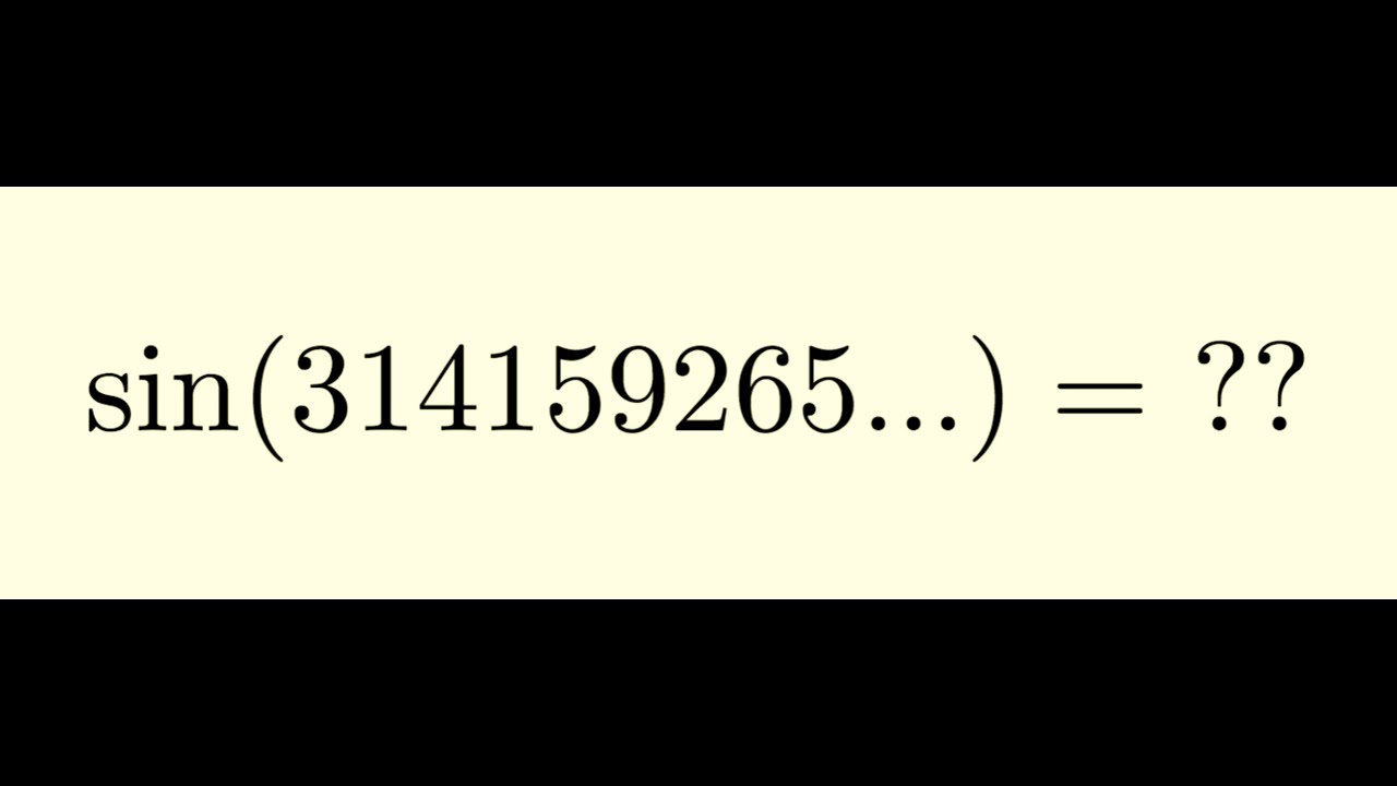 sin(314159...) - YouTube