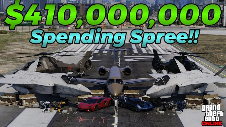 Spending $410,000,000 in GTA Online For NO Reason | GTA 5 Spending Spree