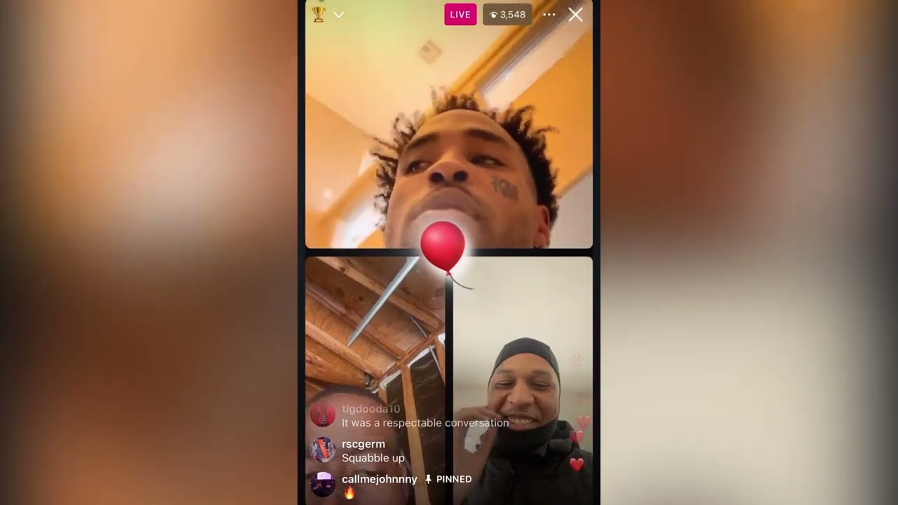 “Niino Got his 🍑 ate” AOF Niino VS EBK jaaybo FULL IG LIVE THROWBACK