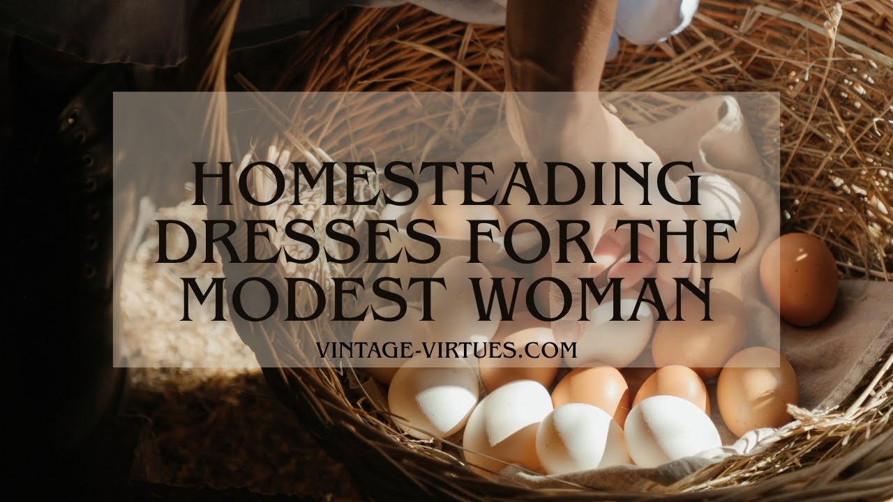 Modest Homestead Dresses | From Everyday Chores to Church | My Week of Homesteading & Homemaking