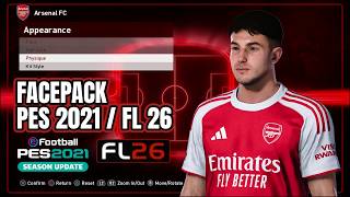 FACE PACK Martín Zubimendi Arsenal PES 2021 / FL 26