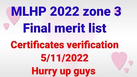 2022 MLHP zone 3 complete final merit list for you guys /cfw.ap.nic.in link for list