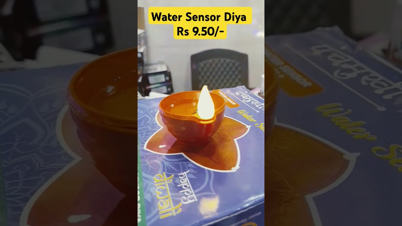 Water Sensor Diya Rs 9.50/- || Diwali Lights 