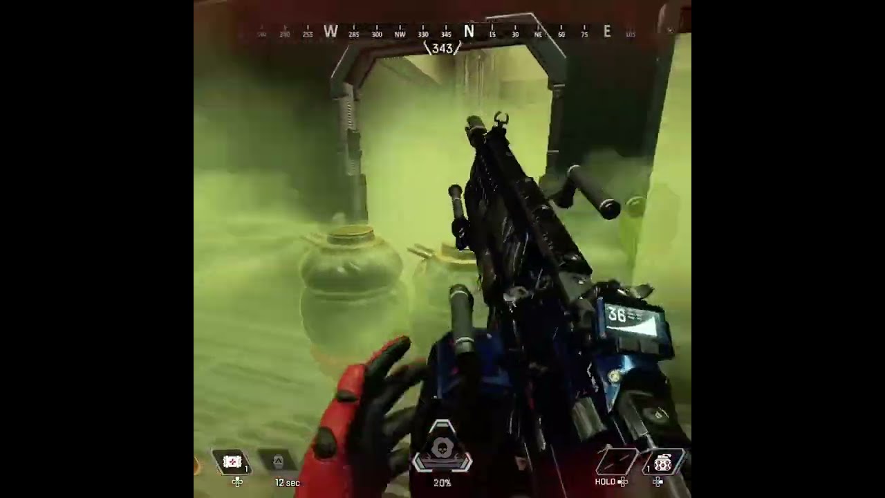 Wraith was unable to escape Caustic! 