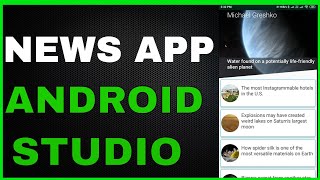 News app android studio tutorial in 2019 | create a news feed android app in android studio screenshot 5