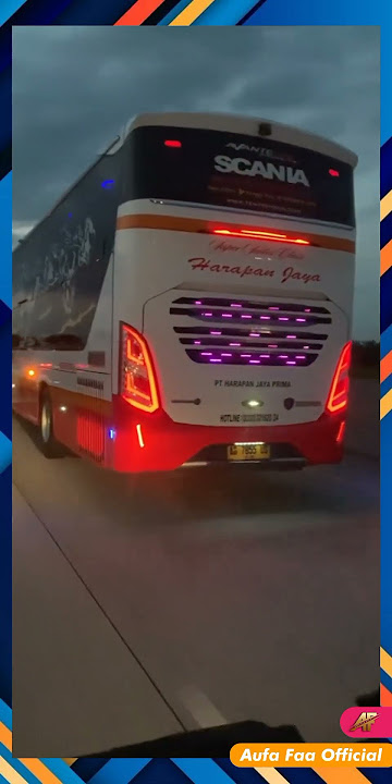 KATANYA Bermesin SCANIA Bus Harapan Jaya Tapi Kok Lewat Di Balap