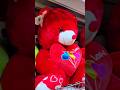 🧸❤️ Adorable Red Teddy Bear Display | Aesthetic Art for Teddy Lovers #Shorts
