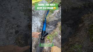 Drainage System Going Downhill - Best Case Scenario - Corrugated Drain Pipe