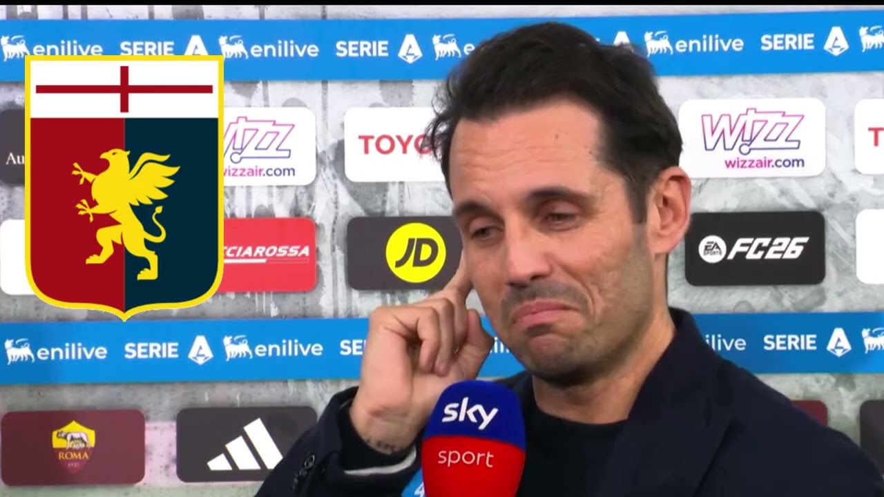 GUARDA COSA HA DETTO DIEGO LÓPEZ SUL MERCATO DEL GENOA