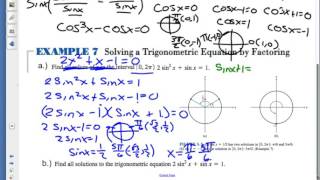 PreCalc 5 1 Day 2 Class Notes Video