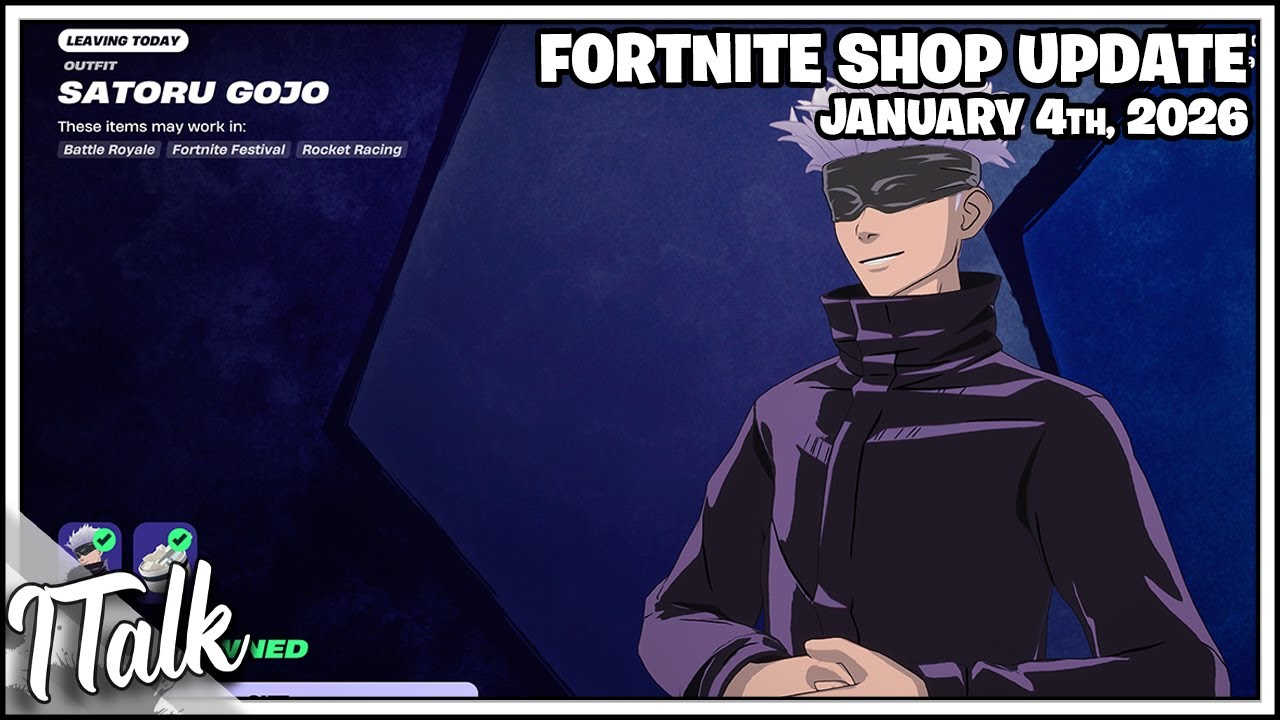 Fortnite Shop ICON EMOTES & LOTS OF STUFF LEAVING! [January 4th, 2026] (Fortnite Chapter 7)