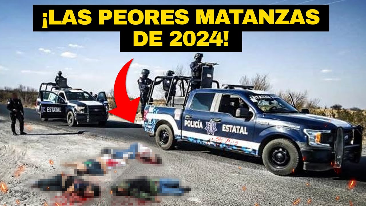 ¡Las MAS4CRES más LETALES de los SICARIOS mexicanos en TODO 2024!