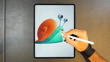 Snail ✨ Digital Art on iPad