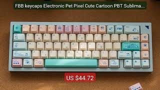 Fbb Keycaps Electronic Pet Pixel Cute Cartoon Pbt Sublimation For C  Top Rated 2026  Buy Now