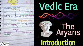 Vedic Era -- The Aryans -- Part1 Ancient History Handwritten Notes Lec.11 An Aspirant