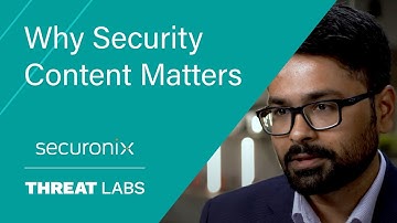 Why Security Content Matters