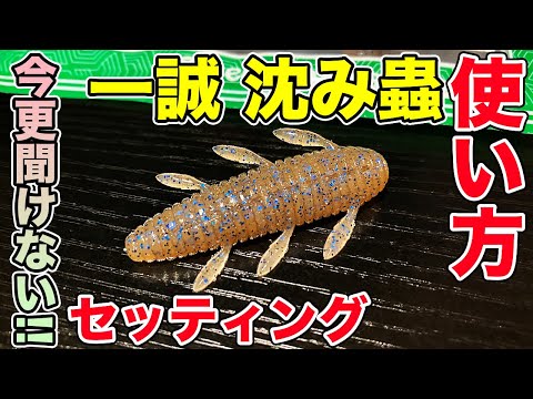 【バス釣り】沈み蟲の使い方やアクション(動かし方)は?フリーリグやネイルシンカーの重さの選び方について今更解説してみた【村上的】【2.2】【1.8】【2.6】【issei一誠】