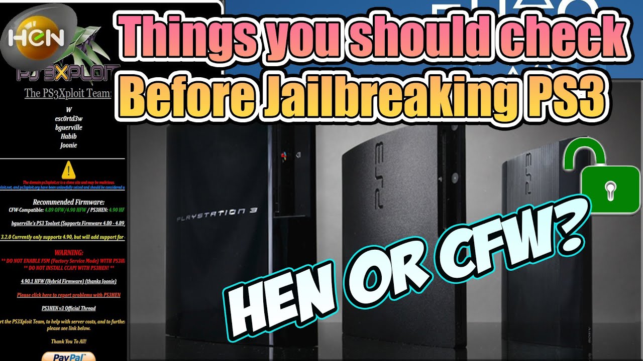 PS3 Xploit | Things you need to check before installing any Xploit on ...