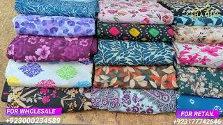 326,327- Bin Ismaeel Plain print Lawn 90 88 / 2080 only / AUTHENTIC super wholesale/ SHAMIM ARTS