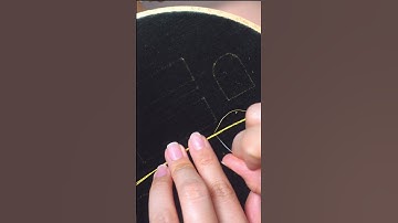Goldwork embroidery for beginners. Ep1 Couching Gold Passing Thread. #handembroidery #goldwork