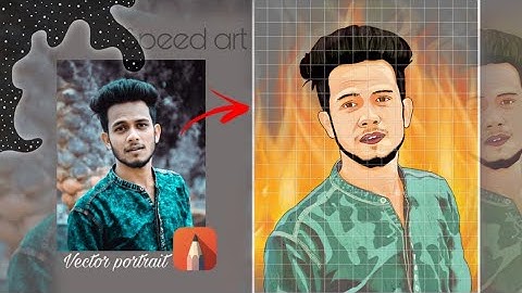 Cartoon yourself with adobe sketchBook | Vector Art (speed art) android