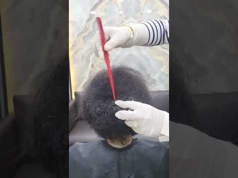 علاج الشعر المتشابك الملبك المكلكع ف جلسه واحده من سنتر 