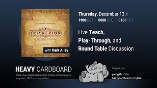 Trickerion 4p Play-through, Teaching, & Roundtable discussion by Heavy Cardboard