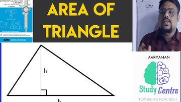 WORKSHOP CALCULATION & SCIENCE  | AREA OF TRIANGLE | MENSURATION | PART -1 | NSQF-LEVEL-5 |