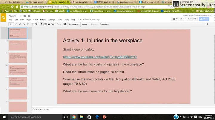 Workplace safety