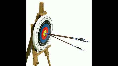 Target with arrows in the center 3D model from CGTrader.com